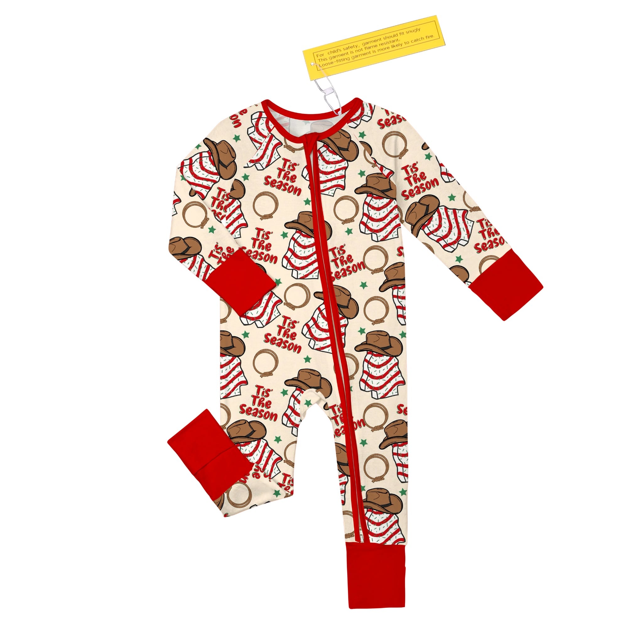 Tis The Season- Red Trim Zippy