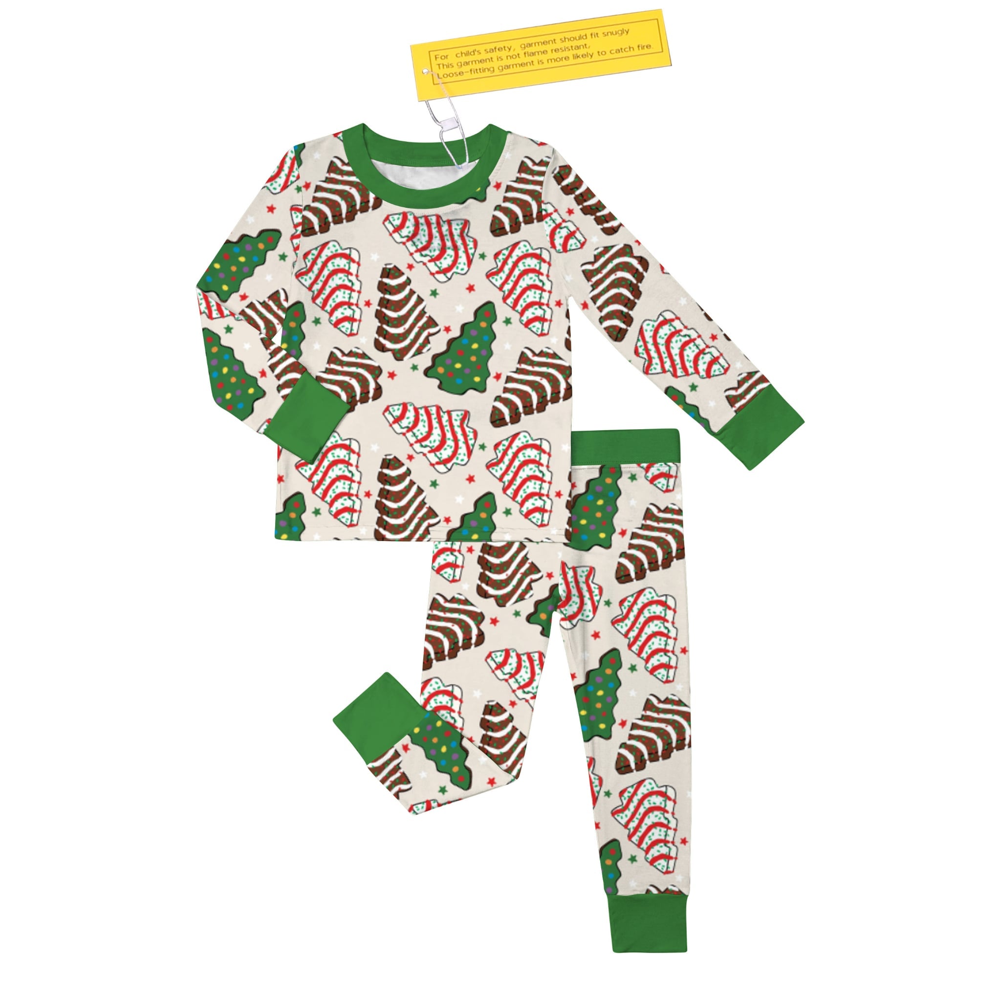 Christmas Cake Long Sleeve/Pants 2 pc Set